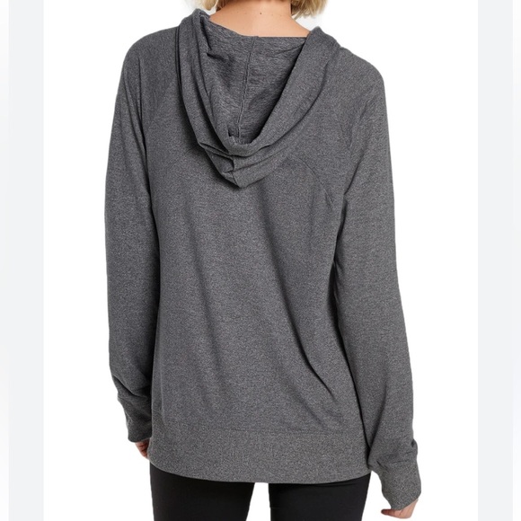 Marika Mona Full Zip Hoodie, in heather black (reads dark grey), size L - Picture 2 of 12